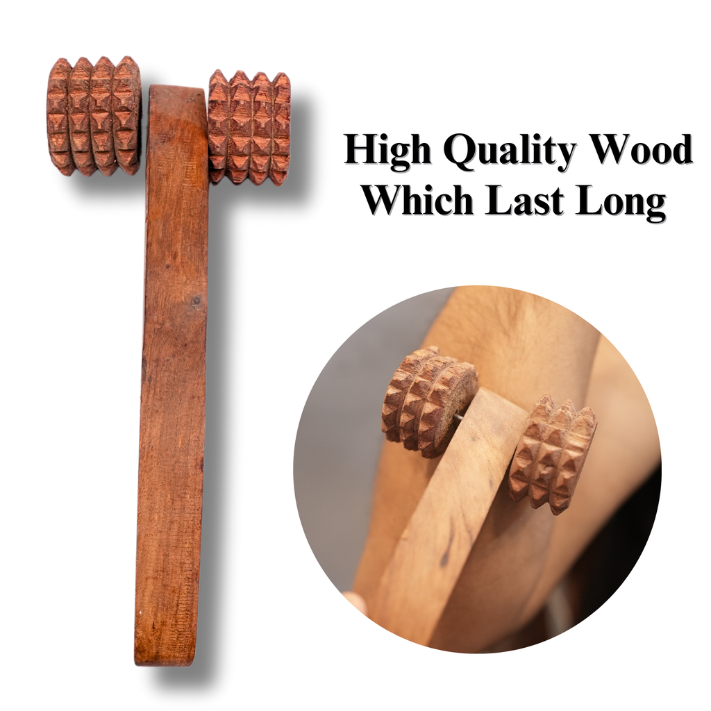 Wooden Roller With Spikes