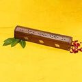 Sheesham Wooden and Brass Agarbati Holder Dhoop Agarbatti Stick