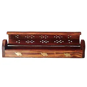 Wood Pyramid Dhoop Stand & 10 Inch Agarbatti Stand Combo