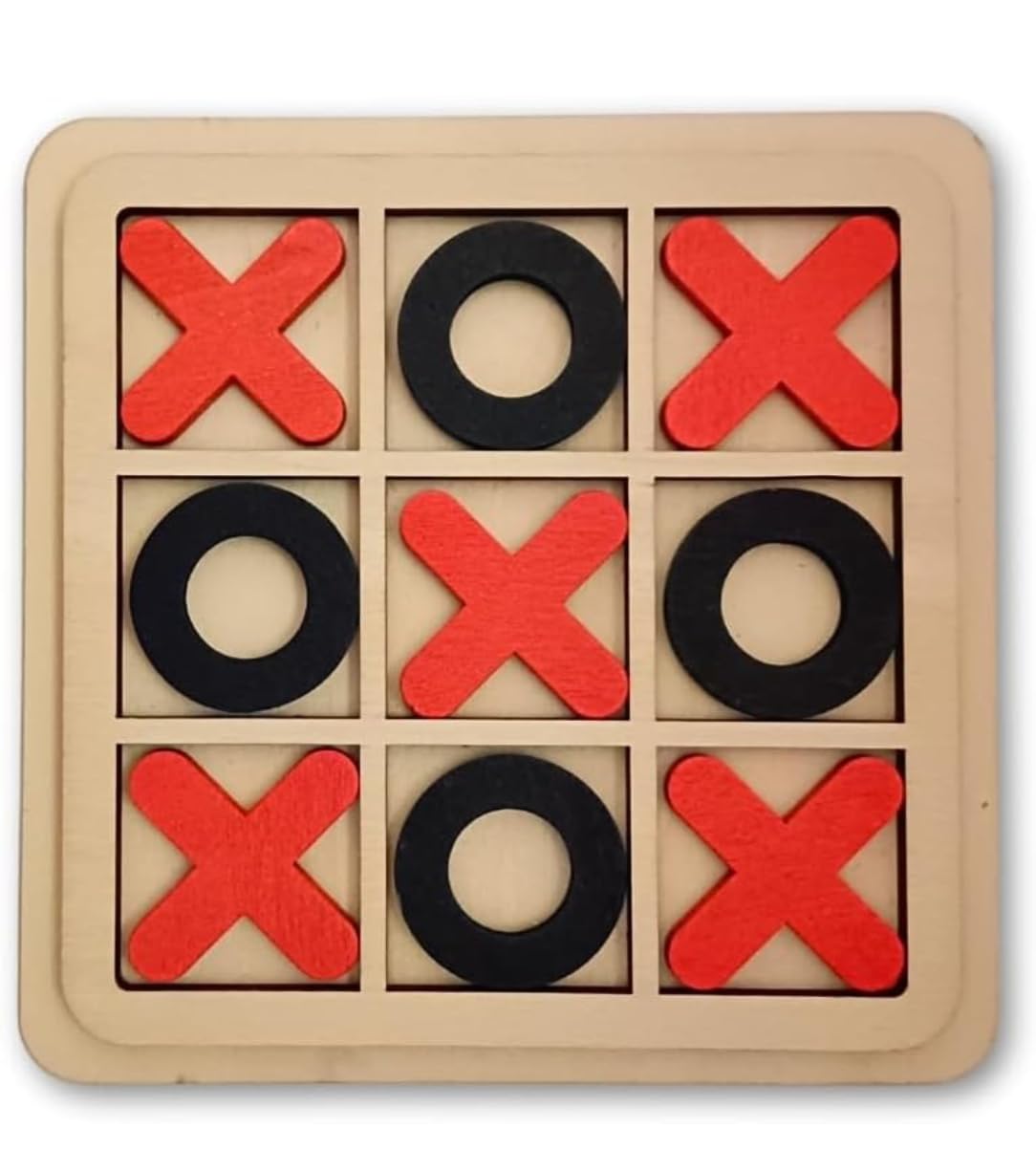 Jigsaw Puzzle Tic Tac Toe Mini Family Board Games Toy Game Zero and Cross