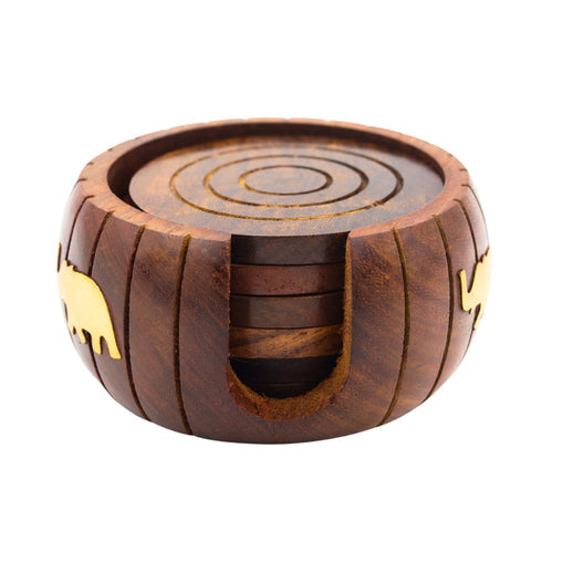 Wooden Coasters Set