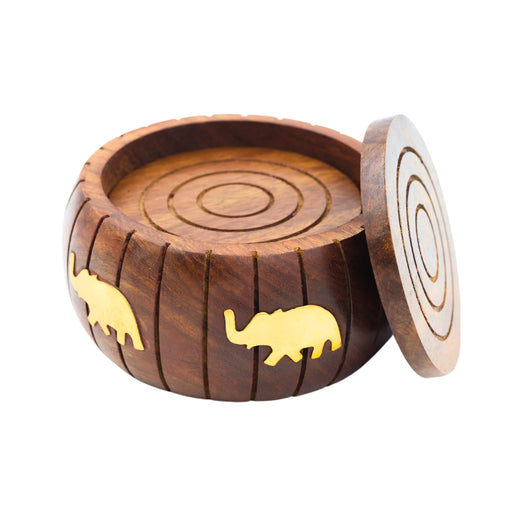 Wooden Coasters Set